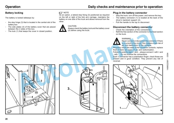 Linde 149-01 - N20, N20L, N20LI, N20LX, N25 Operating Instructions SN 02.00 and up SN up to 12.09 3 Linde 149-01 - N20, N20L, N20LI, N20LX, N25 Operating Instructions SN 02.00 and up SN up to 12.09-3