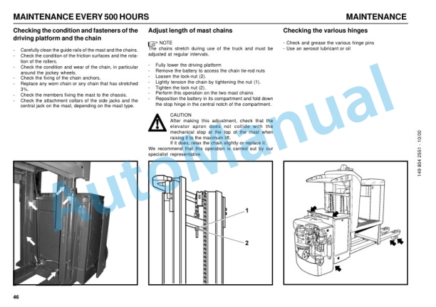 Linde 149-01 - N20V Operating Instructions SN 01.03 and up SN up to 02.06 4 Linde 149-01 - N20V Operating Instructions SN 01.03 and up SN up to 02.06-4