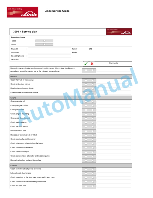 Linde 318-01 - C90 Operating Instructions SN 09.08 and up 3 Linde 318-01 - C90 Operating Instructions SN 09.08 and up - Image 3