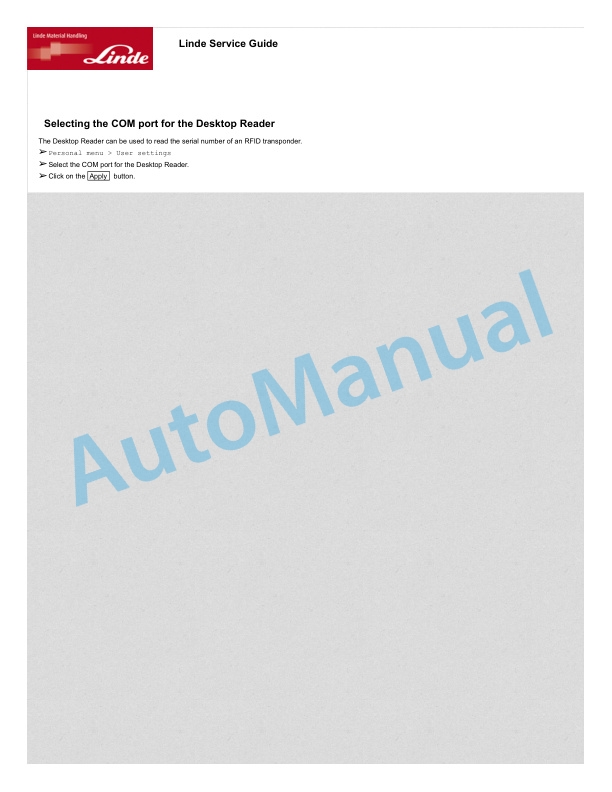 Linde 334-01 - E10 Workshop Manuals SN 05.97 and up SN up to 01.18 4 Linde 334-01 - E10 Workshop Manuals SN 05.97 and up SN up to 01.18 - Image 4