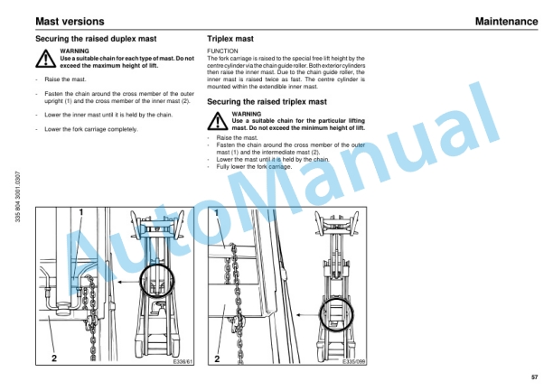 Linde 335-02 - E14, E16, E16C, E18C, E18P, E20P Operating Instructions SN 06.98 and up SN up to 01.12 5 Linde 335-02 - E14, E16, E16C, E18C, E18P, E20P Operating Instructions SN 06.98 and up SN up to 01.12-5