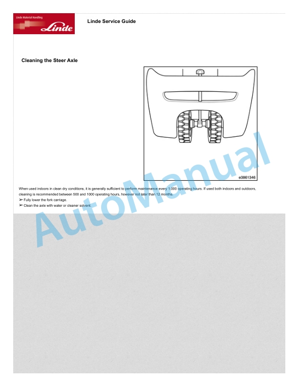 Linde 346-01 - E18, E20, E20P Operating Instructions SN 08.08 and up 5 Linde 346-01 - E18, E20, E20P Operating Instructions SN 08.08 and up - Image 5