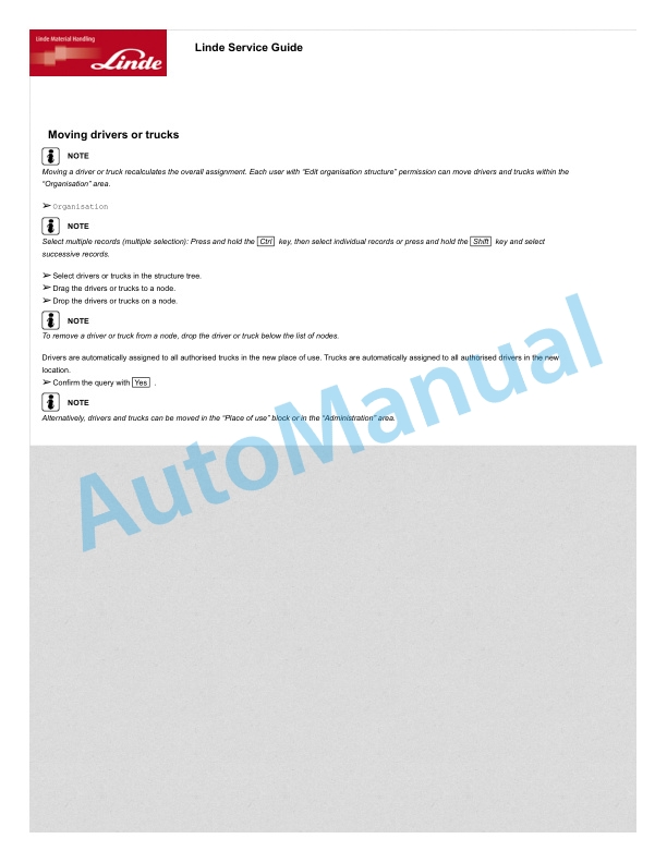 Linde 346-01 - E18, E20, E20P Workshop Manuals SN 08.08 and up 5 Linde 346-01 - E18, E20, E20P Workshop Manuals SN 08.08 and up - Image 5