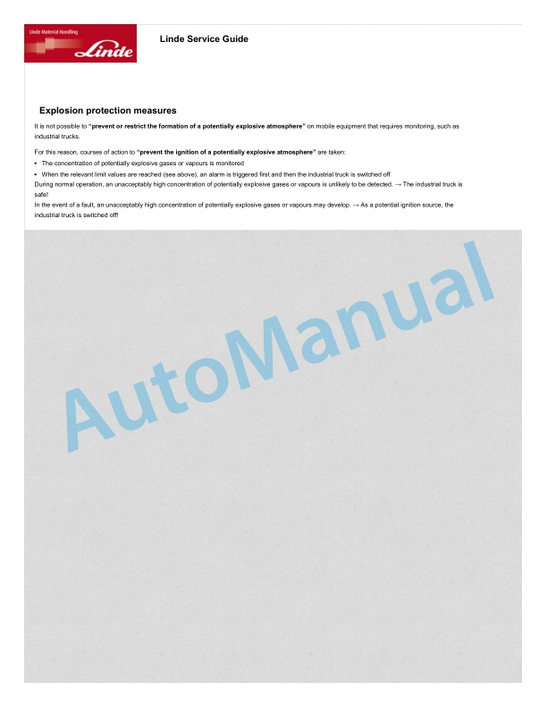 Linde 351-02 - H20D EX, H25D EX, H30D EX Workshop Manuals 4 Linde 351-02 - H20D EX, H25D EX, H30D EX Workshop Manuals - Image 4