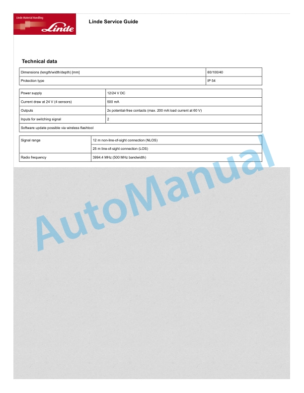 Linde 351-04 - H25D, H25T, H30D, H30T Production site Xiamen Workshop Manuals SN 04.07 and up SN up to 01.11 4 Linde 351-04 - H25D, H25T, H30D, H30T Production site Xiamen Workshop Manuals SN 04.07 and up SN up to 01.11 - Image 4