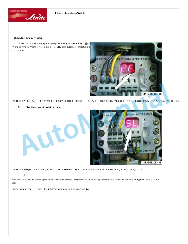 Linde 351-05 - H20D EX, H25D EX, H30D EX Workshop Manuals 5 Linde 351-05 - H20D EX, H25D EX, H30D EX Workshop Manuals - Image 5