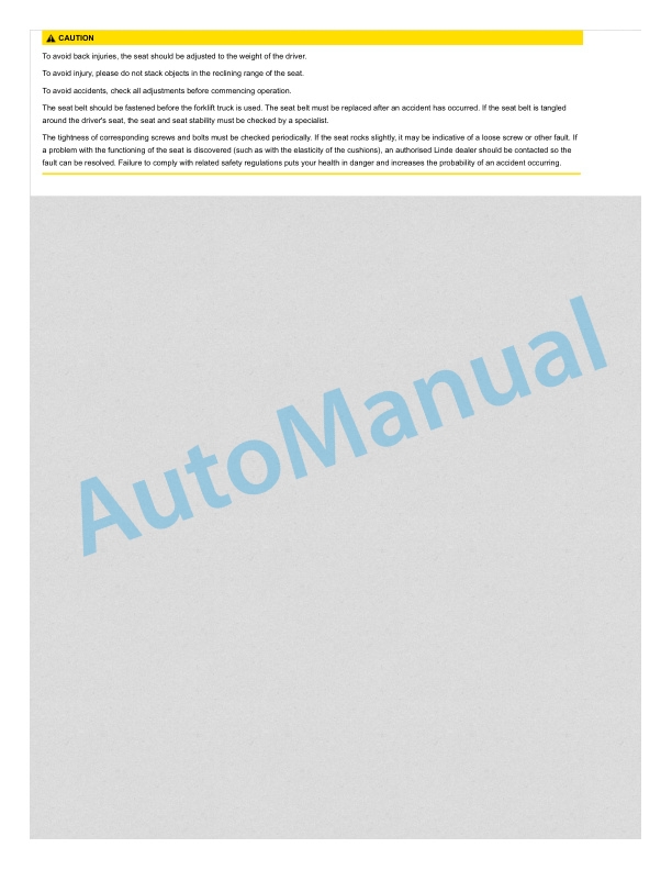 Linde 352-06 - H40D, H45D, H50D Production site Xiamen Operating Instructions SN C1X352X50001 and up 5 Linde 352-06 - H40D, H45D, H50D Production site Xiamen Operating Instructions SN C1X352X50001 and up - Image 5