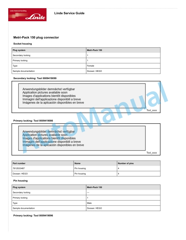 Linde 357-02 - C4026, C4030, C4230, C4234, C4531, C4535 Workshop Manuals SN 04.00 and up SN up to 04.04 5 Linde 357-02 - C4026, C4030, C4230, C4234, C4531, C4535 Workshop Manuals SN 04.00 and up SN up to 04.04 - Image 5