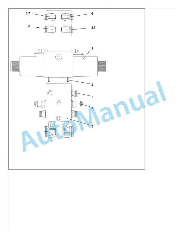 Alternative view of Linde 357-03 - C4026, C4030, C4230, C4234, C4531, C4535 Spare Parts Manual SN 05.04 and up