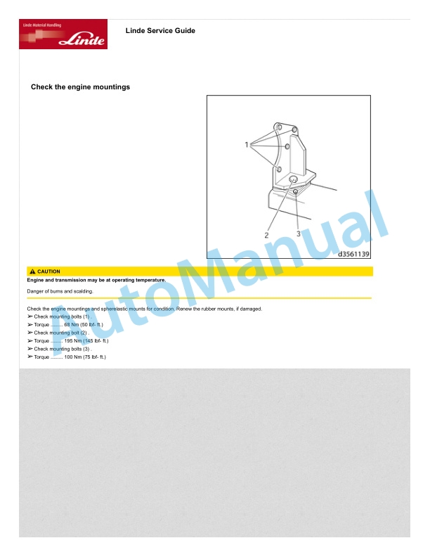 Linde 357-05 - C4026 to C4545 Operating Instructions SN 09.08 and up 5 Linde 357-05 - C4026 to C4545 Operating Instructions SN 09.08 and up - Image 5