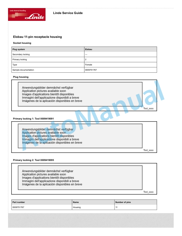Linde 358-01 - HT120, HT150, HT160, HT180 Production site Xiamen Workshop Manuals 3 Linde 358-01 - HT120, HT150, HT160, HT180 Production site Xiamen Workshop Manuals - Image 3