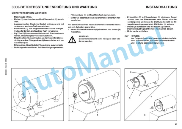 Linde 358-01 - HT120D, HT140D, HT160D Operating Instructions SN 04.98 and up SN up to 10.07 4 Linde 358-01 - HT120D, HT140D, HT160D Operating Instructions SN 04.98 and up SN up to 10.07-4