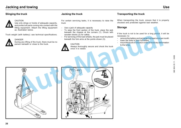 Linde 360-01 - T16, T18, T20 Operating Instructions SN 09.93 and up SN up to 02.97 2 Linde 360-01 - T16, T18, T20 Operating Instructions SN 09.93 and up SN up to 02.97-2