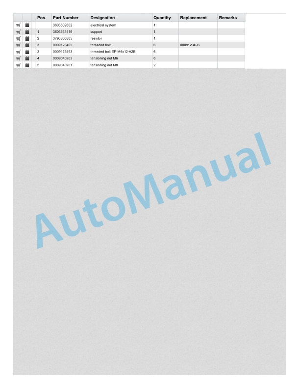 Linde 360-01 - T16L Spare Parts Manual SN 03.97 and up SN up to 05.09 3 Linde 360-01 - T16L Spare Parts Manual SN 03.97 and up SN up to 05.09 - Image 3
