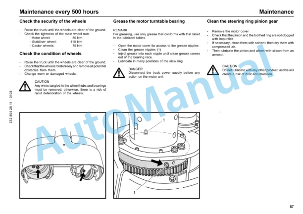 Linde 372-01 - L14, L14AP, L16, L16AP Operating Instructions SN W4X372M03000 and up 3 Linde 372-01 - L14, L14AP, L16, L16AP Operating Instructions SN W4X372M03000 and up-3
