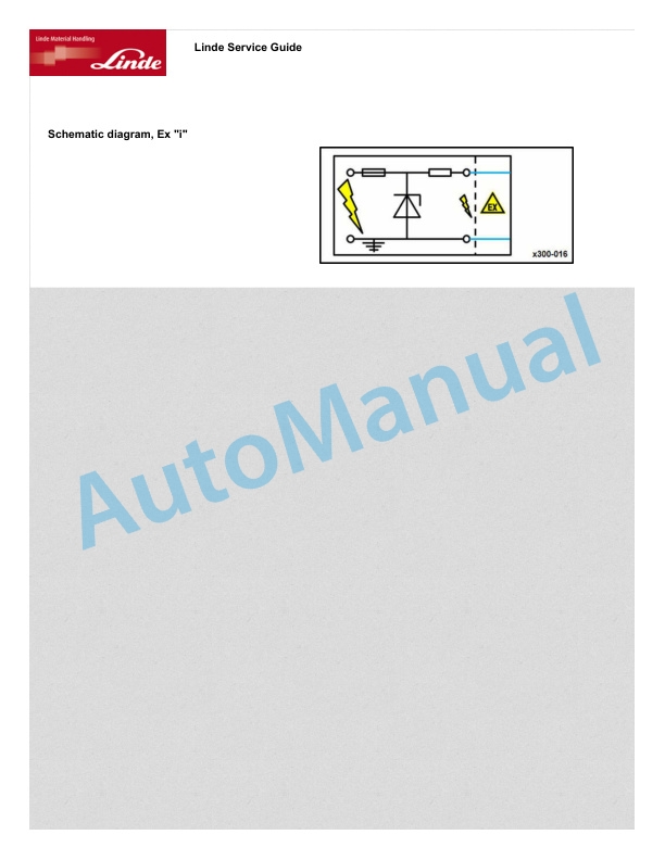 Linde 386-01 - E14 EX, E16 EX, E18 EX, E20 EX Workshop Manuals SN up to 03.15 5 Linde 386-01 - E14 EX, E16 EX, E18 EX, E20 EX Workshop Manuals SN up to 03.15 - Image 5