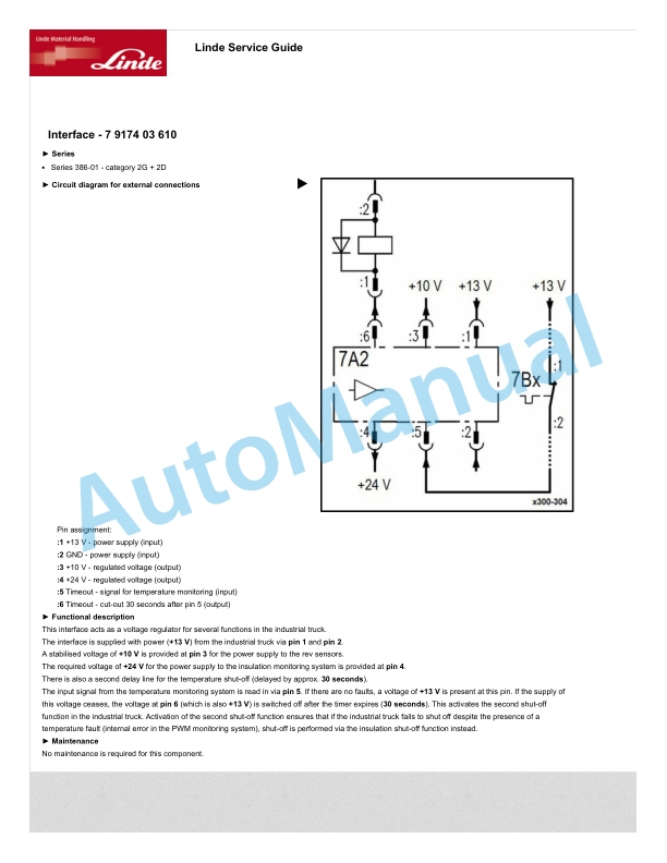 Linde 386-02 - E14 EX 3GD, E16 EX 3GD, E18 EX 3GD, E20 EX 3GD Workshop Manuals SN 02.14 and up 4 Linde 386-02 - E14 EX 3GD, E16 EX 3GD, E18 EX 3GD, E20 EX 3GD Workshop Manuals SN 02.14 and up - Image 4