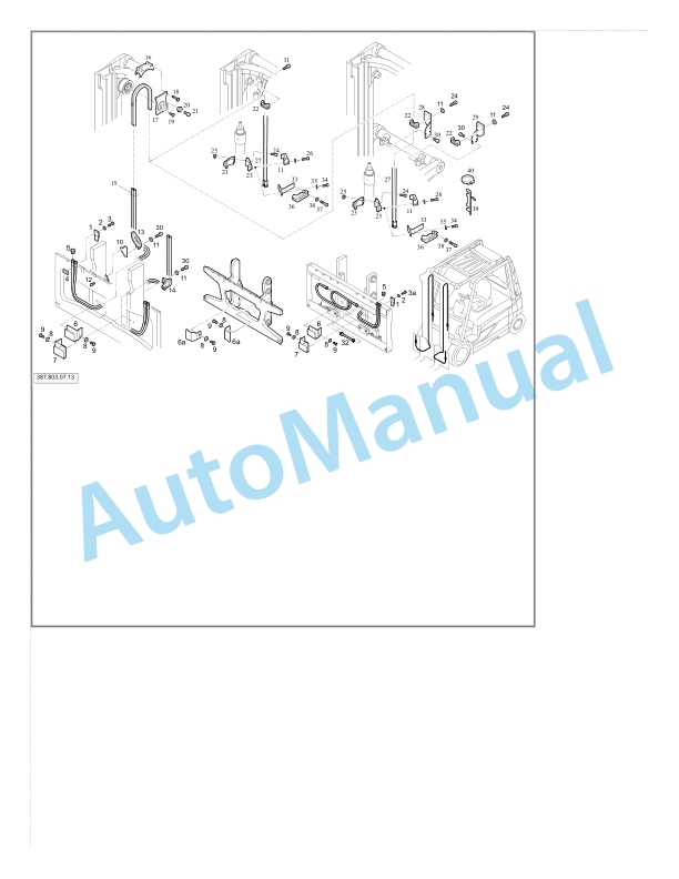 Linde 387-01 - E20, E20R, E25, E25R, E30, E30R, E35, E35R Spare Parts Manual SN 11.10 and up 3 Linde 387-01 - E20, E20R, E25, E25R, E30, E30R, E35, E35R Spare Parts Manual SN 11.10 and up-3