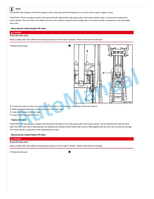 Linde 388-01 - E35 EX 3GD, E40 EX 3GD, E45 EX 3GD, E50 EX 3GD Operating Instructions SN H2X388G00674 and up 3 Linde 388-01 - E35 EX 3GD, E40 EX 3GD, E45 EX 3GD, E50 EX 3GD Operating Instructions SN H2X388G00674 and up - Image 3