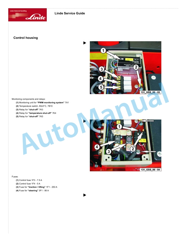 Linde 388-01 - E35 EX 3GD, E40 EX 3GD, E45 EX 3GD, E50 EX 3GD Workshop Manuals SN H2X388G00674 and up 4 Linde 388-01 - E35 EX 3GD, E40 EX 3GD, E45 EX 3GD, E50 EX 3GD Workshop Manuals SN H2X388G00674 and up - Image 4