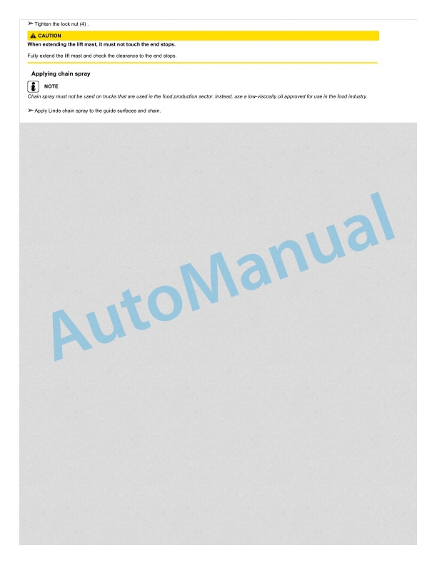 Linde 391-01 - H14D to H20T Operating Instructions SN 10.06 and up 4 Linde 391-01 - H14D to H20T Operating Instructions SN 10.06 and up - Image 4