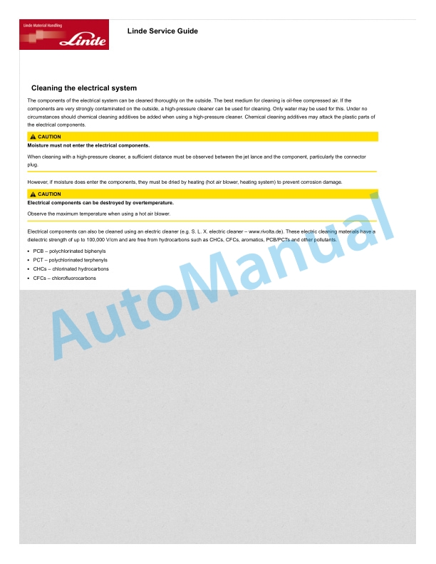 Linde 396-01 - H50D, H50T, H60D, H60T, H70D, H70T, H80D, H80T Workshop Manuals SN 04.08 and up SN up to 02.14 4 Linde 396-01 - H50D, H50T, H60D, H60T, H70D, H70T, H80D, H80T Workshop Manuals SN 04.08 and up SN up to 02.14 - Image 4