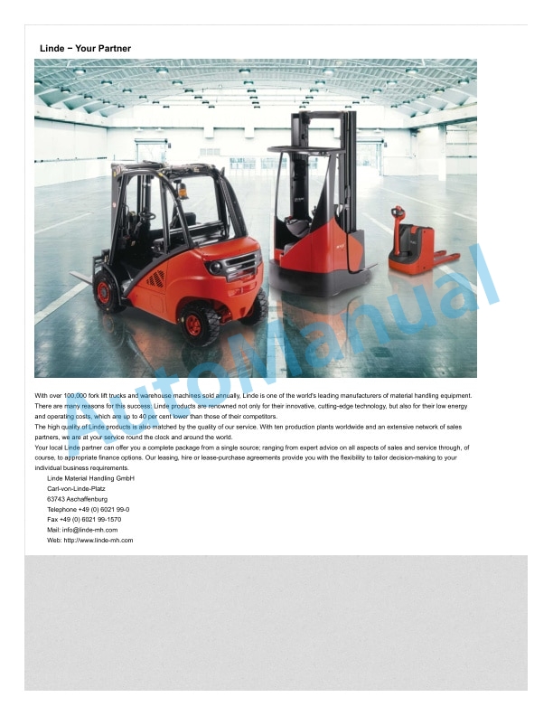 Linde 4528-01 - L20I Operating Instructions-5