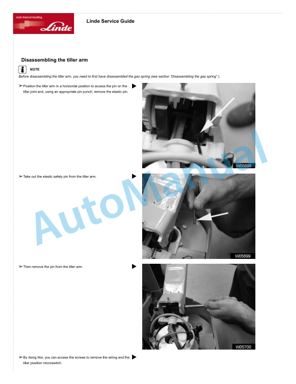 Linde 4558-01 - T14 Workshop Manuals SN F24558H00001 and up 5 Linde 4558-01 - T14 Workshop Manuals SN F24558H00001 and up - Image 5
