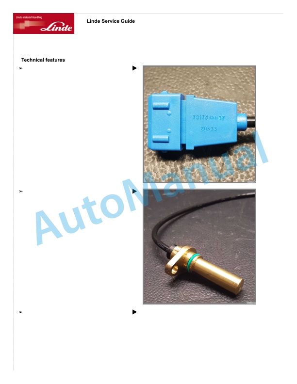 Linde 4587-01 - N20C Workshop Manuals SN F24587V00001 and up 4 Linde 4587-01 - N20C Workshop Manuals SN F24587V00001 and up - Image 4