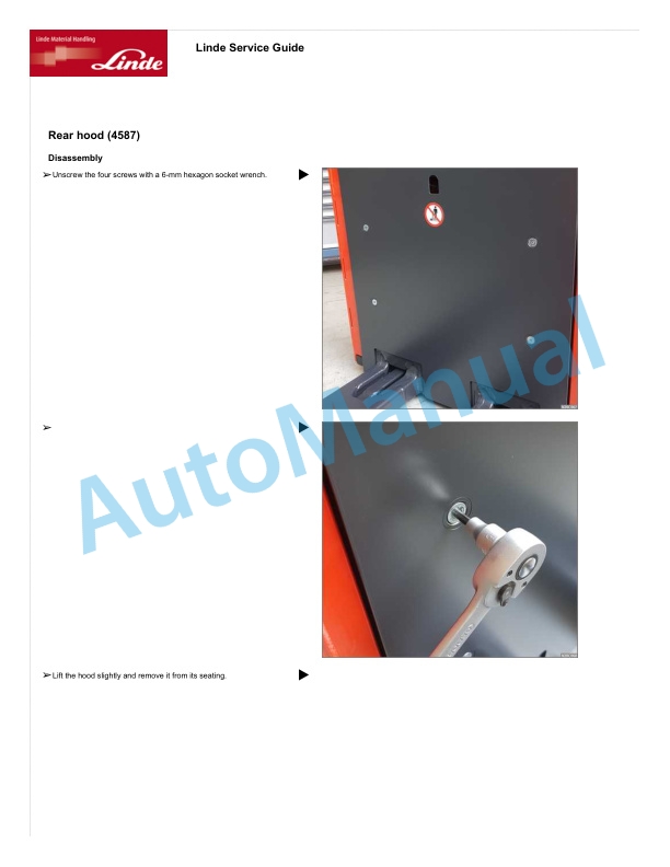 Linde 4587-01 - N20CB, N25C, N25CB Workshop Manuals SN F24587V00001 and up 5 Linde 4587-01 - N20CB, N25C, N25CB Workshop Manuals SN F24587V00001 and up - Image 5