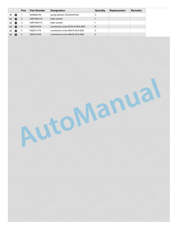 Linde 4595-01 - P40, P40 B, P60 Spare Parts Manual SN F24595V00001 and up 3 Linde 4595-01 - P40, P40 B, P60 Spare Parts Manual SN F24595V00001 and up - Image 3