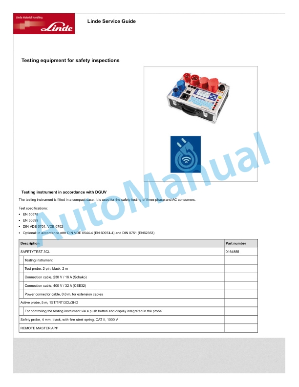 Linde 5131-01 - T33 Workshop Manuals SN 515131-00001 and up 3 Linde 5131-01 - T33 Workshop Manuals SN 515131-00001 and up - Image 3