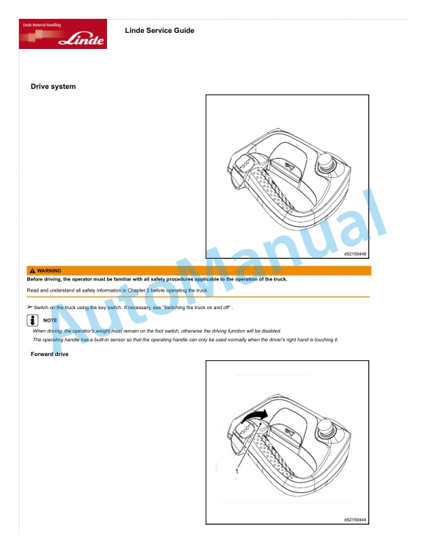 Linde 5215-01 - V15, V15HP, V15P Operating Instructions 4 Linde 5215-01 - V15, V15HP, V15P Operating Instructions - Image 4