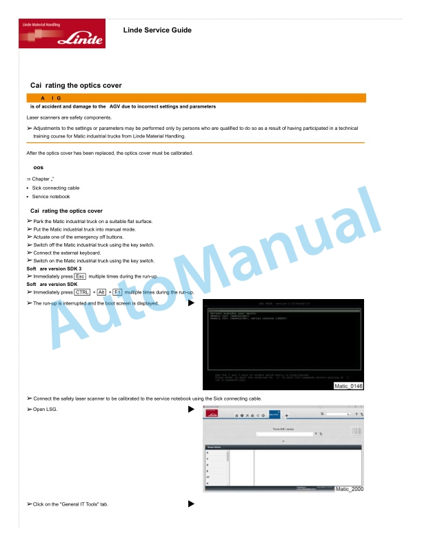 Linde 5231-01 - K, K-matic Workshop Manuals 3 Linde 5231-01 - K, K-matic Workshop Manuals - Image 3
