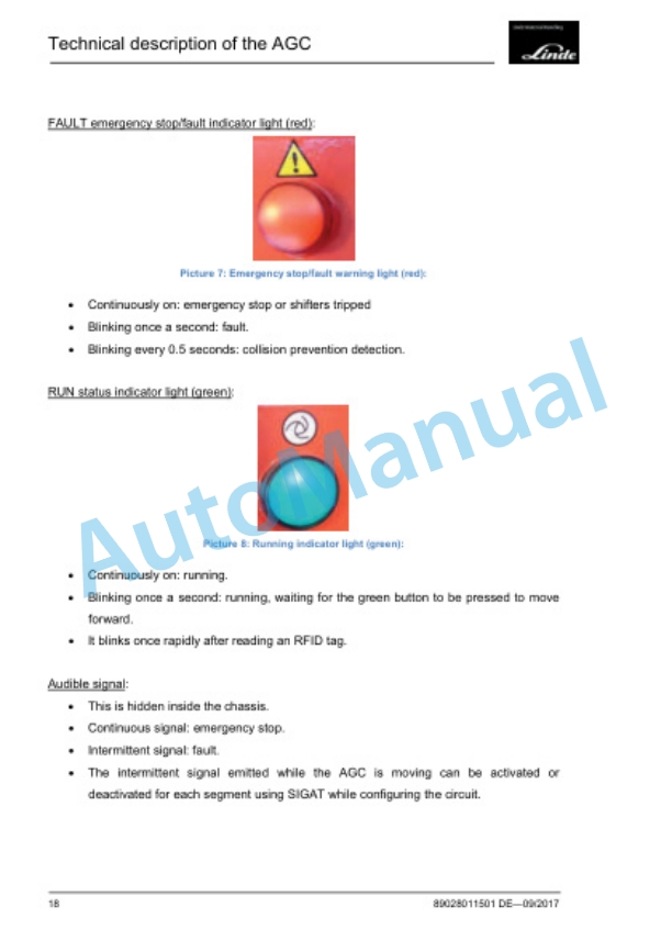 Linde 8902-01 - C-Matic Operating Instructions SN 11.17 and up 2 Linde 8902-01 - C-Matic Operating Instructions SN 11.17 and up-2