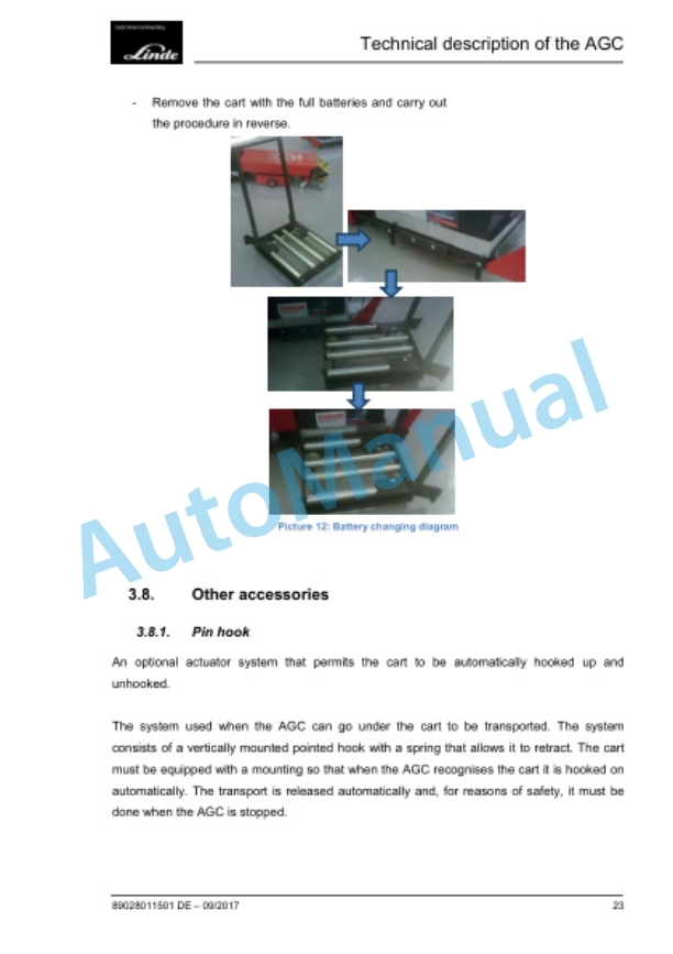 Linde 8902-01 - C-Matic Operating Instructions SN 11.17 and up 3 Linde 8902-01 - C-Matic Operating Instructions SN 11.17 and up-3