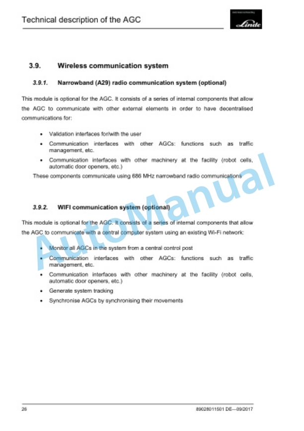 Linde 8902-01 - C-Matic Operating Instructions SN 11.17 and up 4 Linde 8902-01 - C-Matic Operating Instructions SN 11.17 and up-4