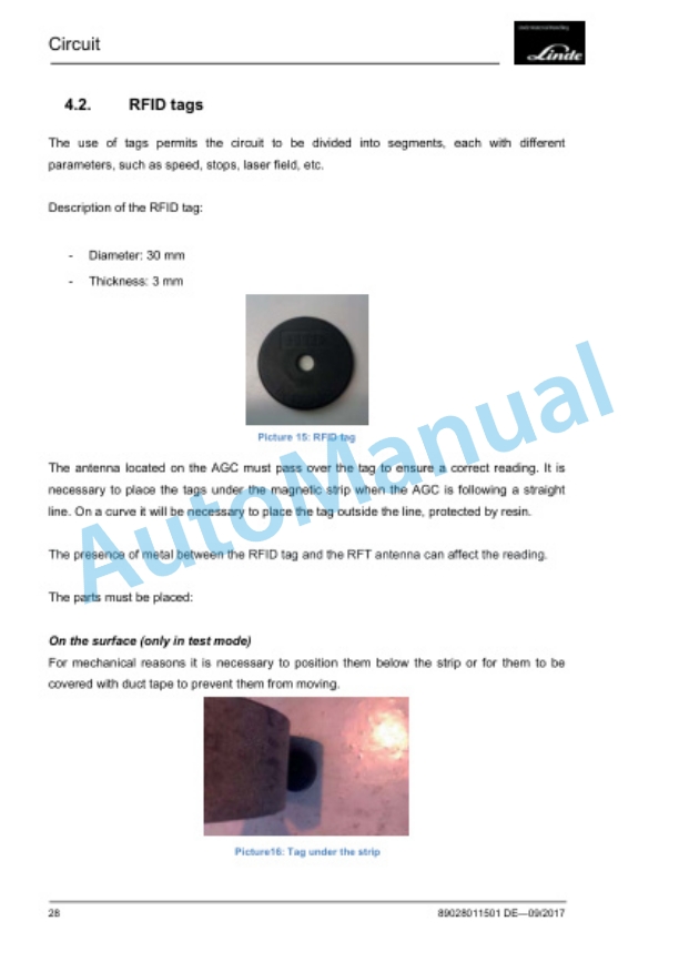 Linde 8902-01 - C-Matic Operating Instructions SN 11.17 and up 5 Linde 8902-01 - C-Matic Operating Instructions SN 11.17 and up-5