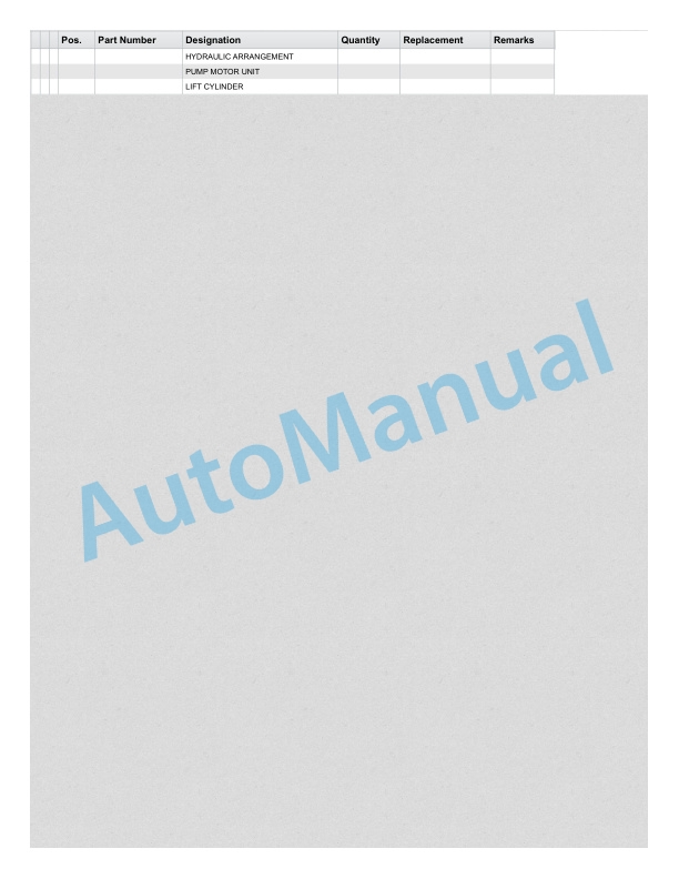 Linde 8903-01 - MT20 Production site LMH North America Spare Parts Manual SN CT8903J00001 and up 4 Linde 8903-01 - MT20 Production site LMH North America Spare Parts Manual SN CT8903J00001 and up - Image 4