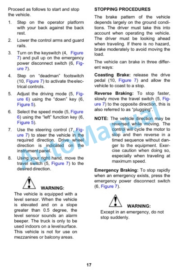 Linde 8906-01 - MV05 Operating Instructions SN AT8906V00001 and up 4 Linde 8906-01 - MV05 Operating Instructions SN AT8906V00001 and up-4