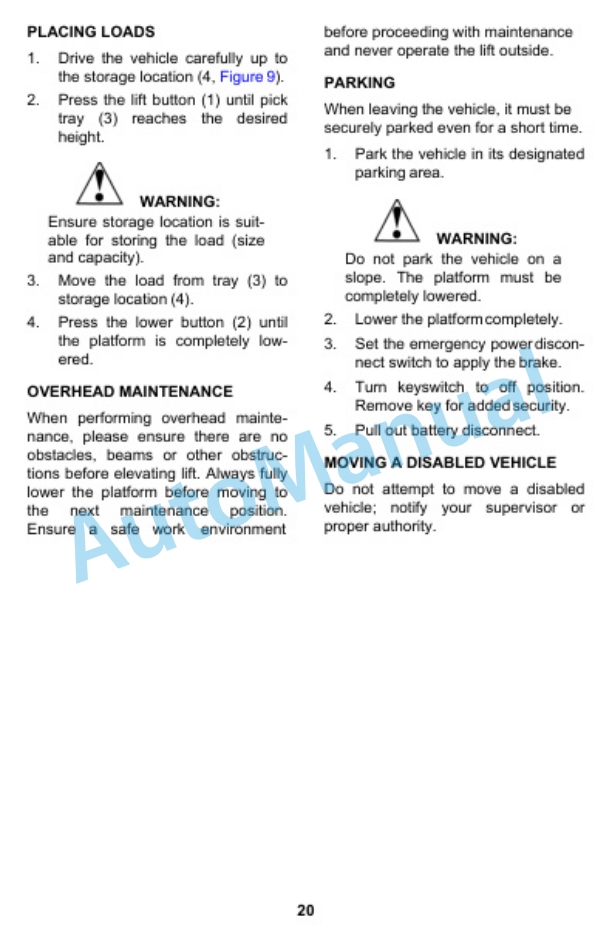 Linde 8906-01 - MV05 Operating Instructions SN AT8906V00001 and up 5 Linde 8906-01 - MV05 Operating Instructions SN AT8906V00001 and up-5