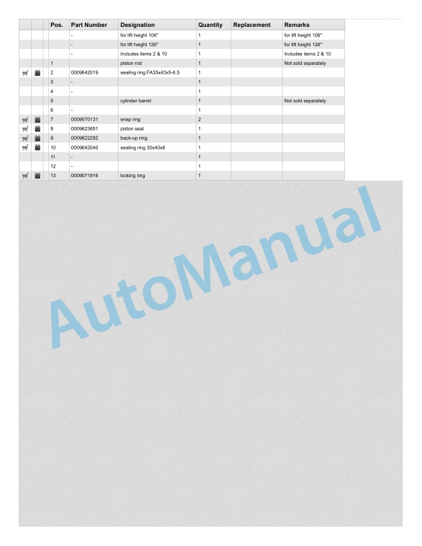 Linde 8907-01 - ML14ASX Spare Parts Manual SN AT8907V00001 and up 3 Linde 8907-01 - ML14ASX Spare Parts Manual SN AT8907V00001 and up - Image 3