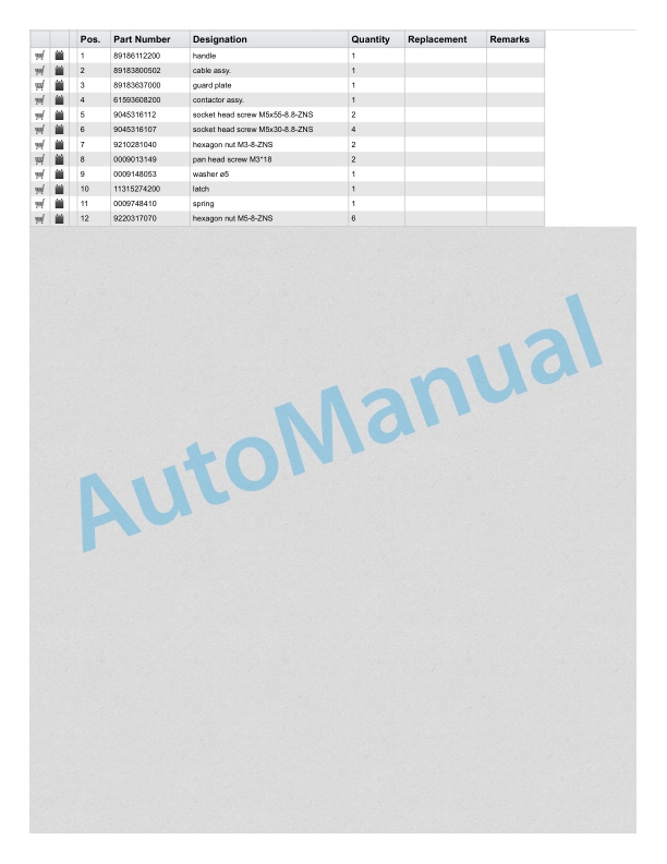 Linde 8918-01 - MT12C, MT15C Production site Xiamen Spare Parts Manual SN CT8918M00001 and up 3 Linde 8918-01 - MT12C, MT15C Production site Xiamen Spare Parts Manual SN CT8918M00001 and up - Image 3