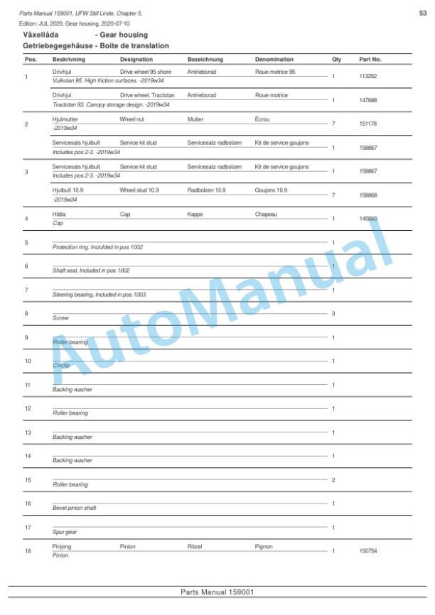Linde 8923-01 - R20F-R25F Workshop Manuals 4 Linde 8923-01 - R20F-R25F Workshop Manuals - Image 4