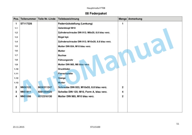 Linde 8960-01 - FT08, FT10, FT16, FT20 Workshop Manuals 5 Linde 8960-01 - FT08, FT10, FT16, FT20 Workshop Manuals - Image 5