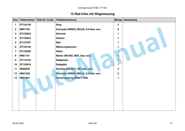 Linde 8961-01 - FT08C, FT10C, FT16C, FT20C Workshop Manuals 3 Linde 8961-01 - FT08C, FT10C, FT16C, FT20C Workshop Manuals - Image 3