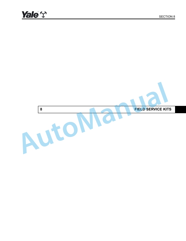 Yale A474 - A497 - E826 ss030bf, FS030BF, OS030BF Order Picker Parts Manual 550032957 5 Yale A474 - A497 - E826 ss030bf, FS030BF, OS030BF Order Picker Parts Manual 550032957 - Image 5