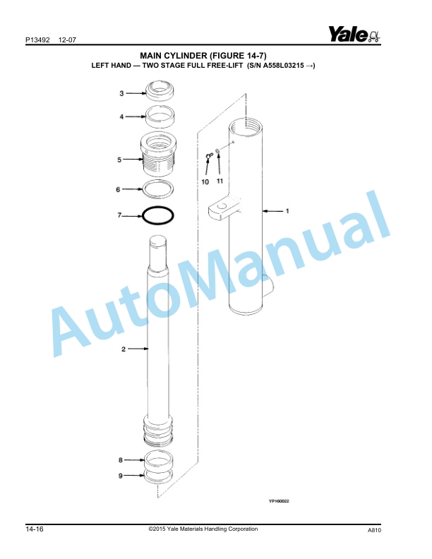 Yale A810 GDP030-040AF Parts Manual 504250774 5 Yale A810 GDP030-040AF Parts Manual 504250774 - Image 5