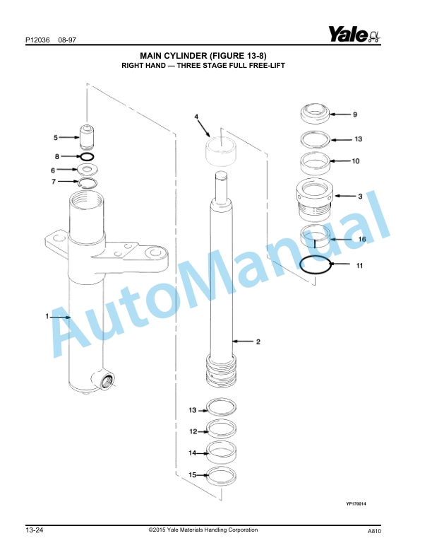 Yale A810 GP-GLP030BF Parts Manual 504250773 4 Yale A810 GP-GLP030BF Parts Manual 504250773 - Image 4