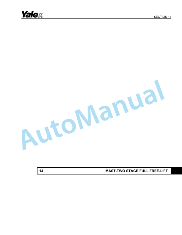 Yale A875 GDP-GLP20-30RF-TF Parts Manual 524157796 4 Yale A875 GDP-GLP20-30RF-TF Parts Manual 524157796 - Image 4